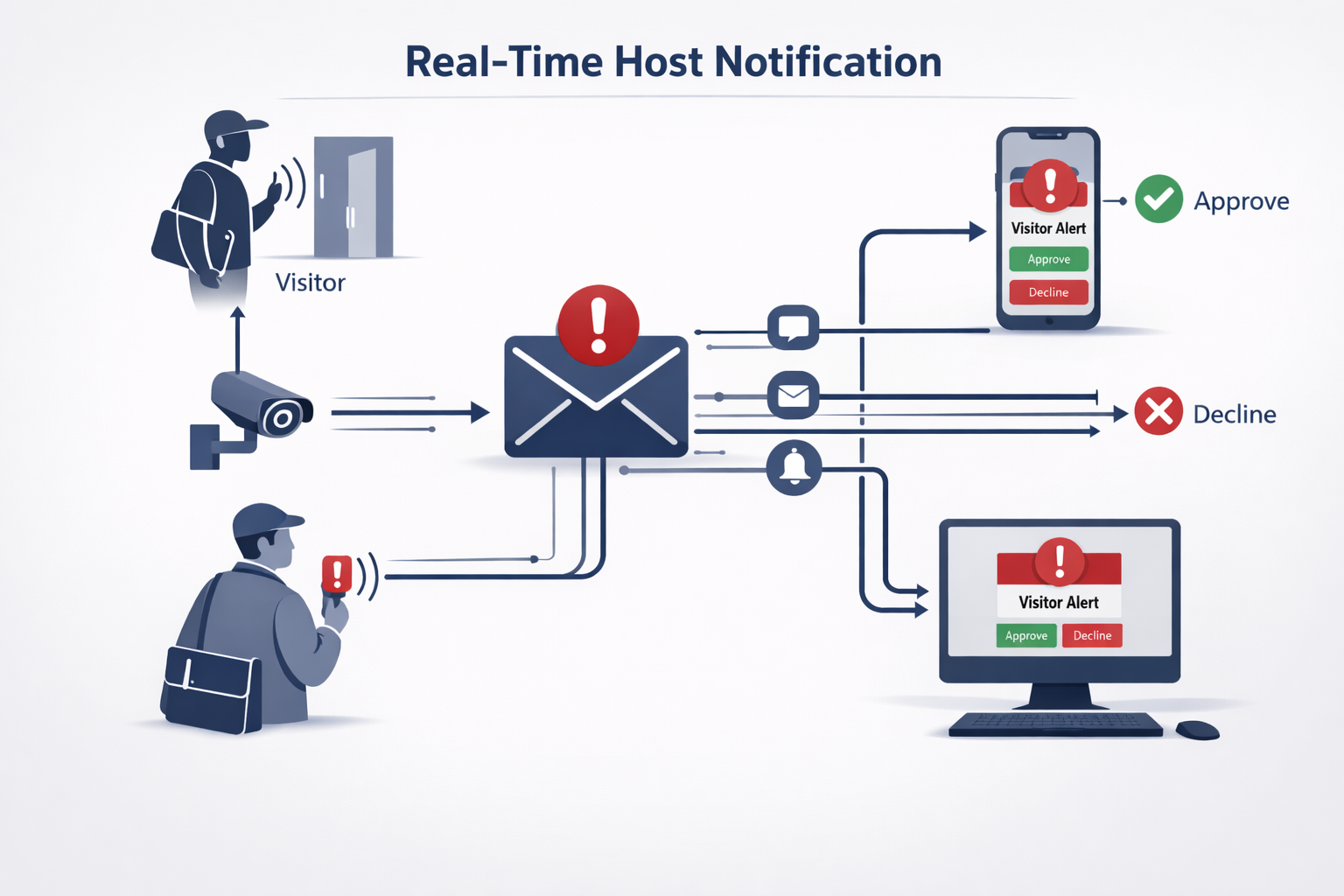 Real-Time Host Notification